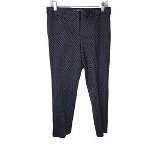 Amanda + Chelsea Womens Size 8 Black Knit Stretch Ankle Tapered Leg Pants